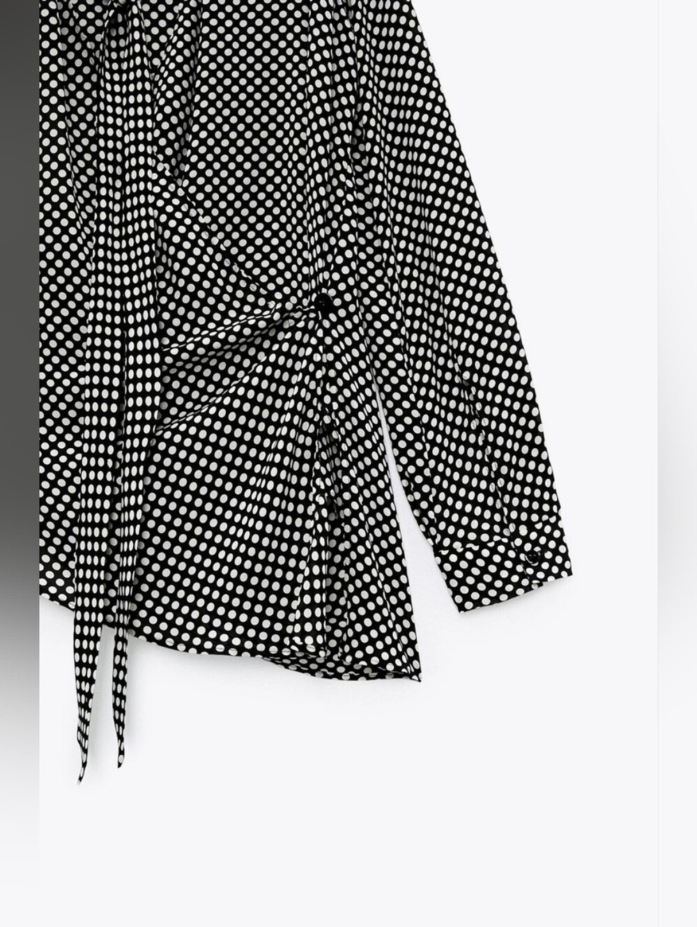 Zara Studio Limited Edition  Polka Dot Blouse - Picture 6 of 7